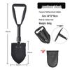 Multifunctional Outdoor Manganese Steel Entrenching Shovel