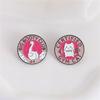 Amusing Weightlifting Animal Enamel Brooch Sturdy Alloy Sporty Accessory Gift