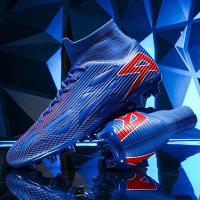Unisex Football Shoes Mens  High-top Artificial Grassland Training Student Football Game Boots Boys Football Shoes