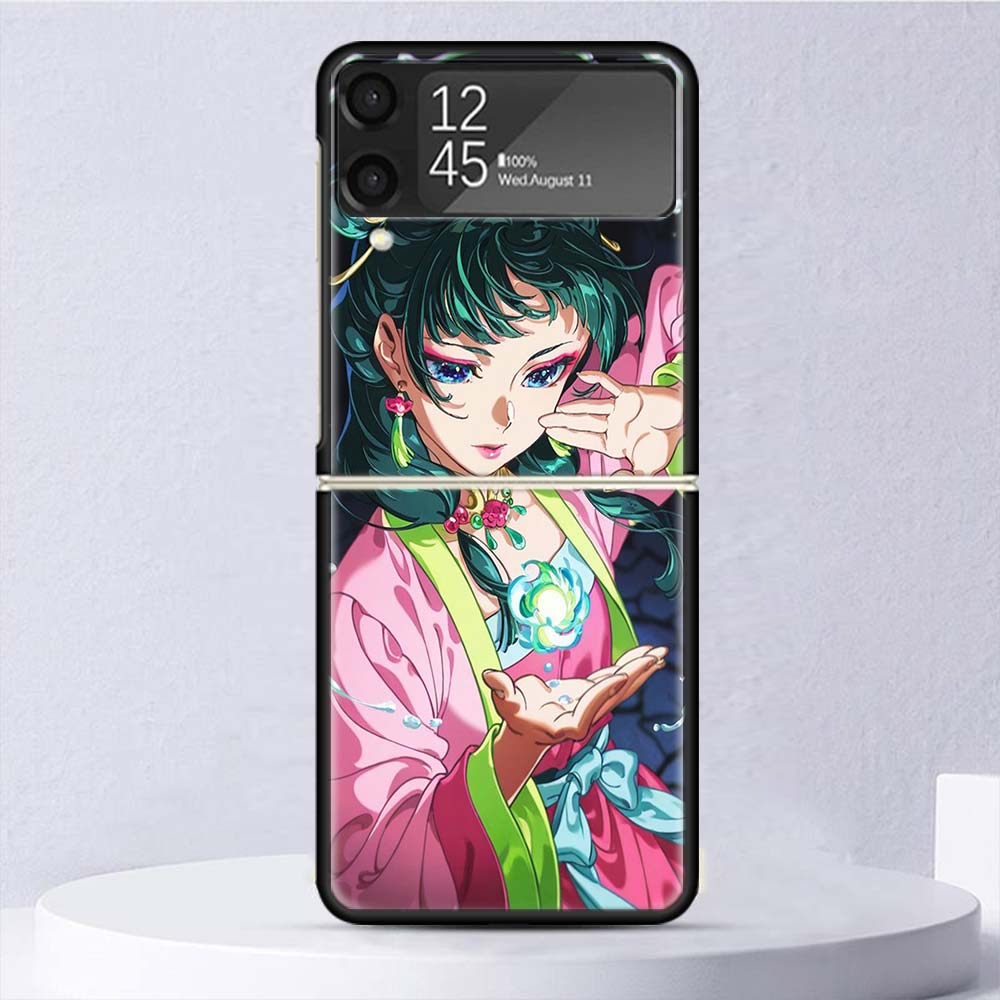 

A-Apothecary D-Diaries Maomao Shockproof Case For Samsung Galaxy Z Flip 7 6 5 4 3 5G Phone Cover Z Flip3 Flip4 Flip5 Flip6 Flip7 Samsung Z Flip 6