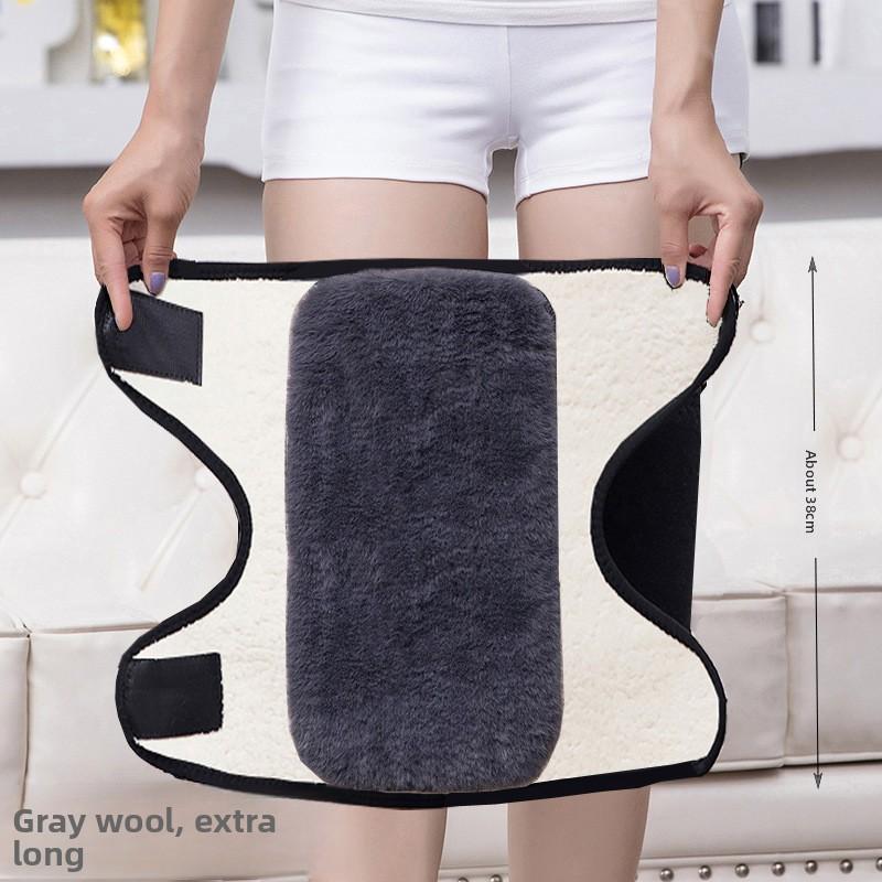 Knee Pads For Women And The Elderly, Thickened And Velvet, Paint Cover, Double Layer Composite Imitation Sherpa Velcro Style