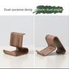 1pcs Storage Rack Office Storage Walnut Solid Wood Creative Phone Stand Desktop Support Phone Holders Racks Home Organization
