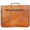 Gentlemen's Genuine Vintage Leather Messenger Shoulder Laptop Bag Briefcase
