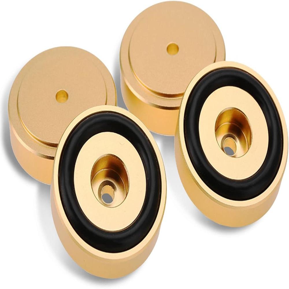 Gold Cutting Board Feet 40 * 10mm Amplifier Feet Durable Anti Vibration Feet Kitchen Blocks