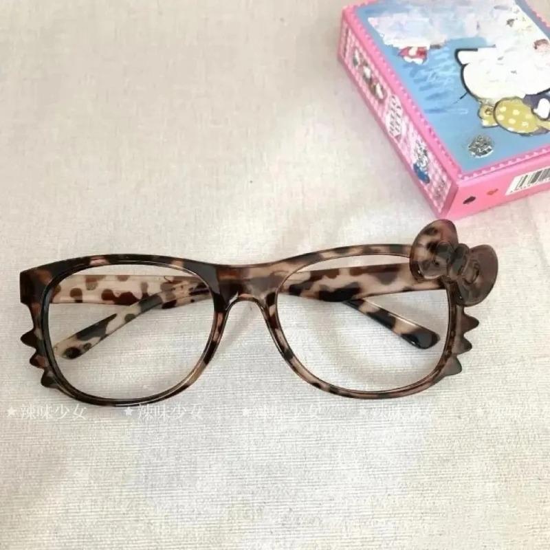 

Кавайные очки Ретро Аниме Декоративный аксессуар Y2k Мультяшные оправы без линз Модные подарки для девочек Очки