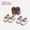 Spring 2026 Korean Style Toddler Girls' Princess Flats - Fashionable, Versatile, Soft Sole, Non-slip Leather Shoes