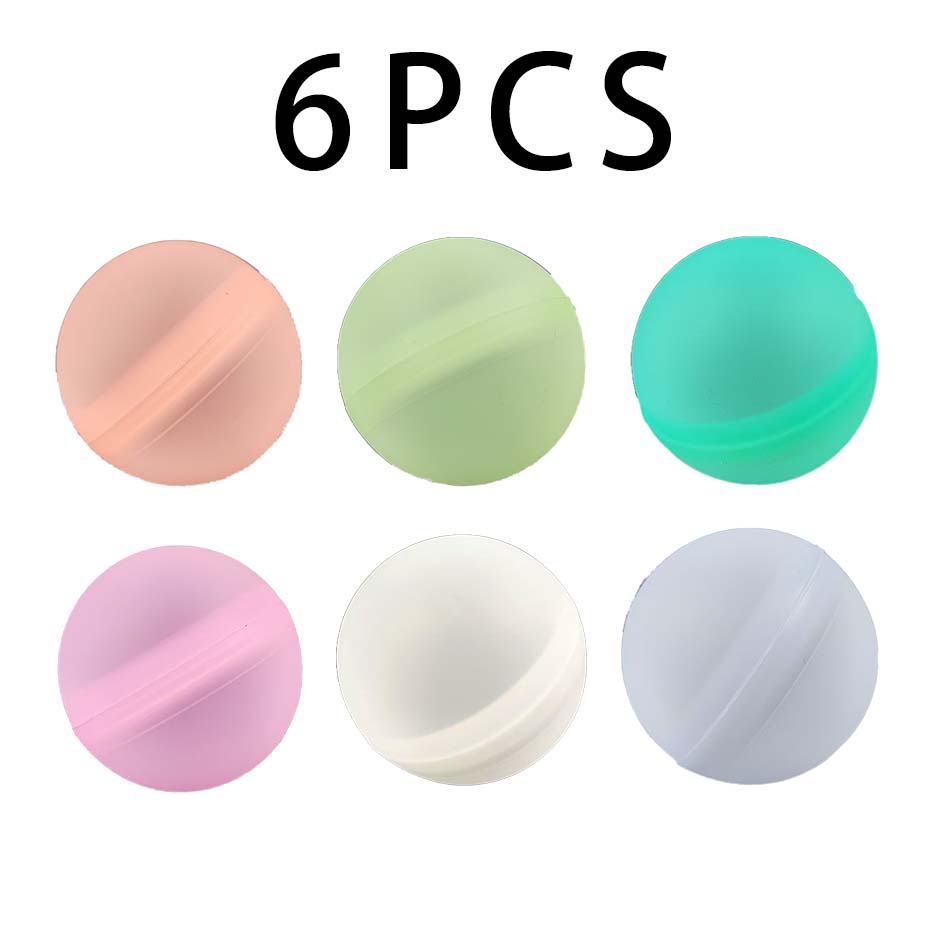 6-60Pcs Reusable Water Balloons Quick Fill Self Sealing Water Bomb For Summer Games Children'S Adult Outdoor Activities Toy Gift