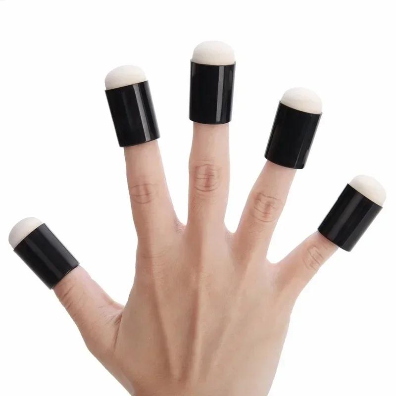 10pcs Finger Sponge Case Daubers Foam for Apply School Painting Ink Stamping Crayon Reborn DIY Craft Art Tool 15 * 32mm Finger