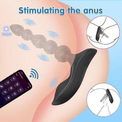 APP-Steuerung Analvibrator für Männer Prostata-Massagegerät Buttplug Analkugeln Sexspielzeug für Erwachsene für Frauen Männliches Schwules Masturbatorspielzeug