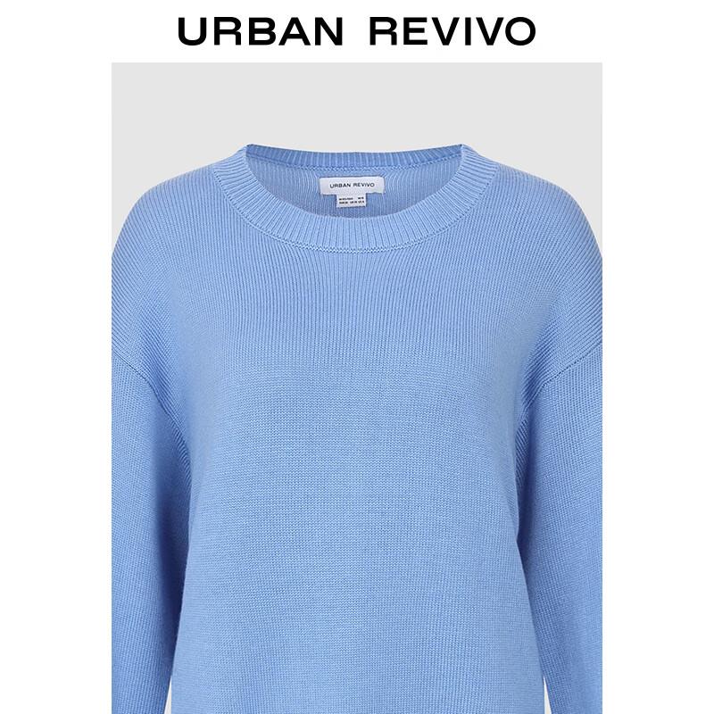 UR Women's Round Neck Loose Knit Sweater