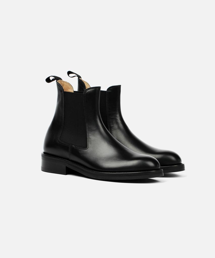 Custommood Welton Cowhide Chelsea Boots Vibram Sole (Keep Black)