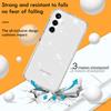 Cell Phone Cover for Samsung Galaxy A55 5G Case PC+TPU Anti-scratch Sparkly Glitter Mobile Shell