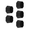 5Pcs Tennis Racket Plastic End Cover Racquet Damping Cover Replacement Tennis Racket Butt Tennis Protective Accessories