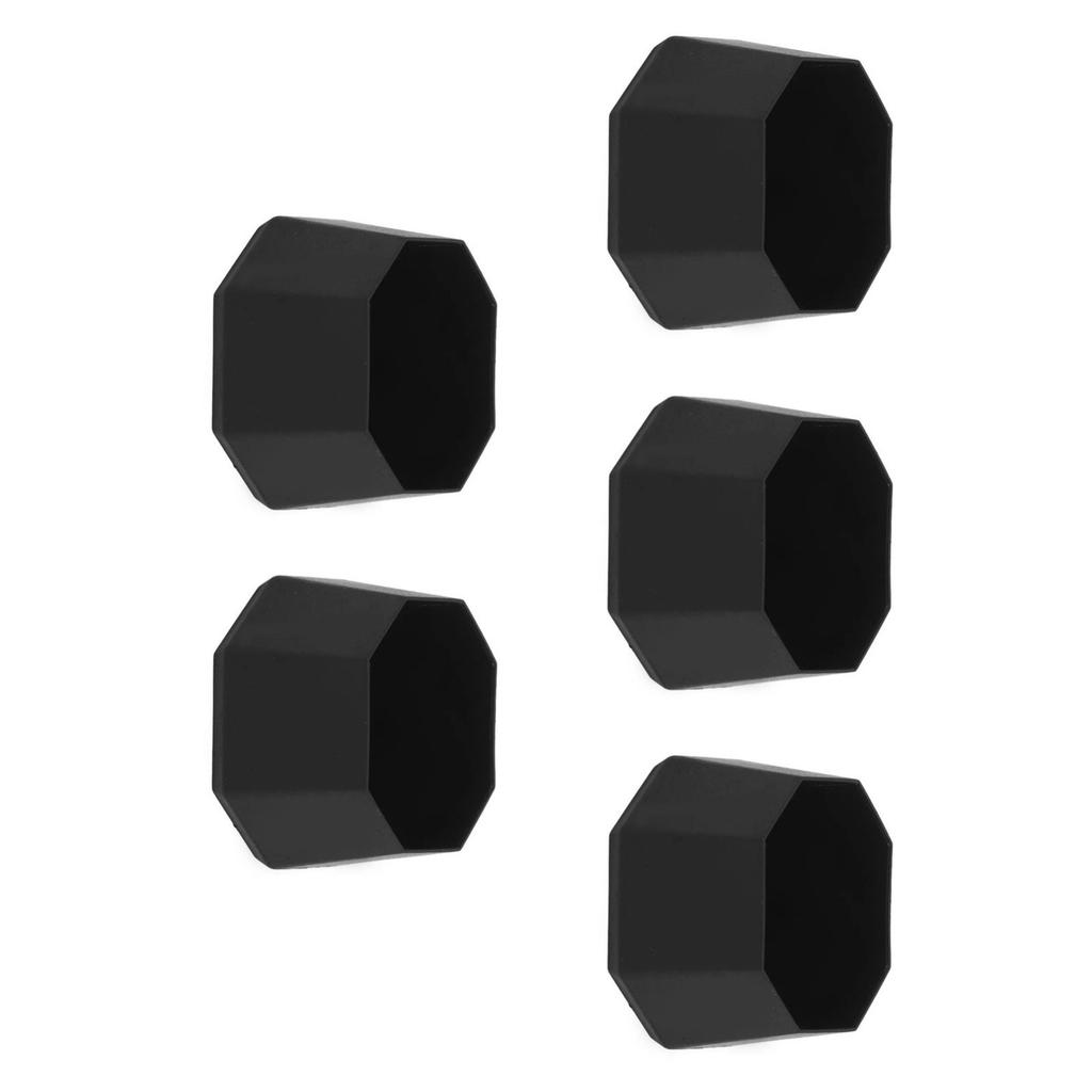 5Pcs Tennis Racket Plastic End Cover Racquet Damping Cover Replacement Tennis Racket Butt Tennis Protective Accessories