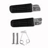 Motorcycle Front Footrest Foot Pegs PedalsFor YAMAHA FJR 1300 FZ1 FZ400 FZ6R XJR400 YZF 1000 R1 YZFR1 Xjr1200 Xjr1300 TDM 900