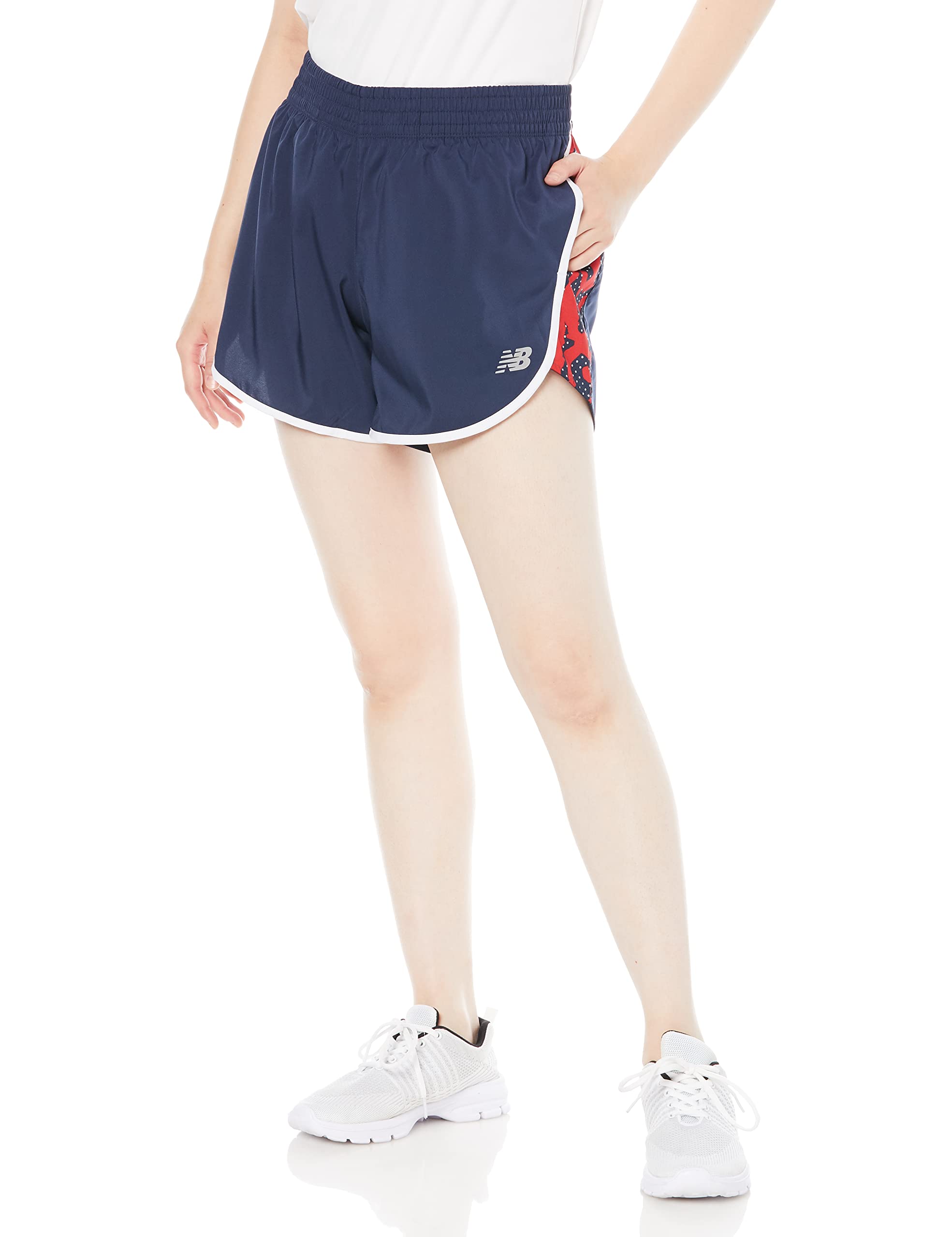 

Casual Shorts Accelerate Printed 5 Inch Shorts WS23229 TRD S [New Balance] (No Inner) Shorts/Half Pants/Shorts Women s (True Red)