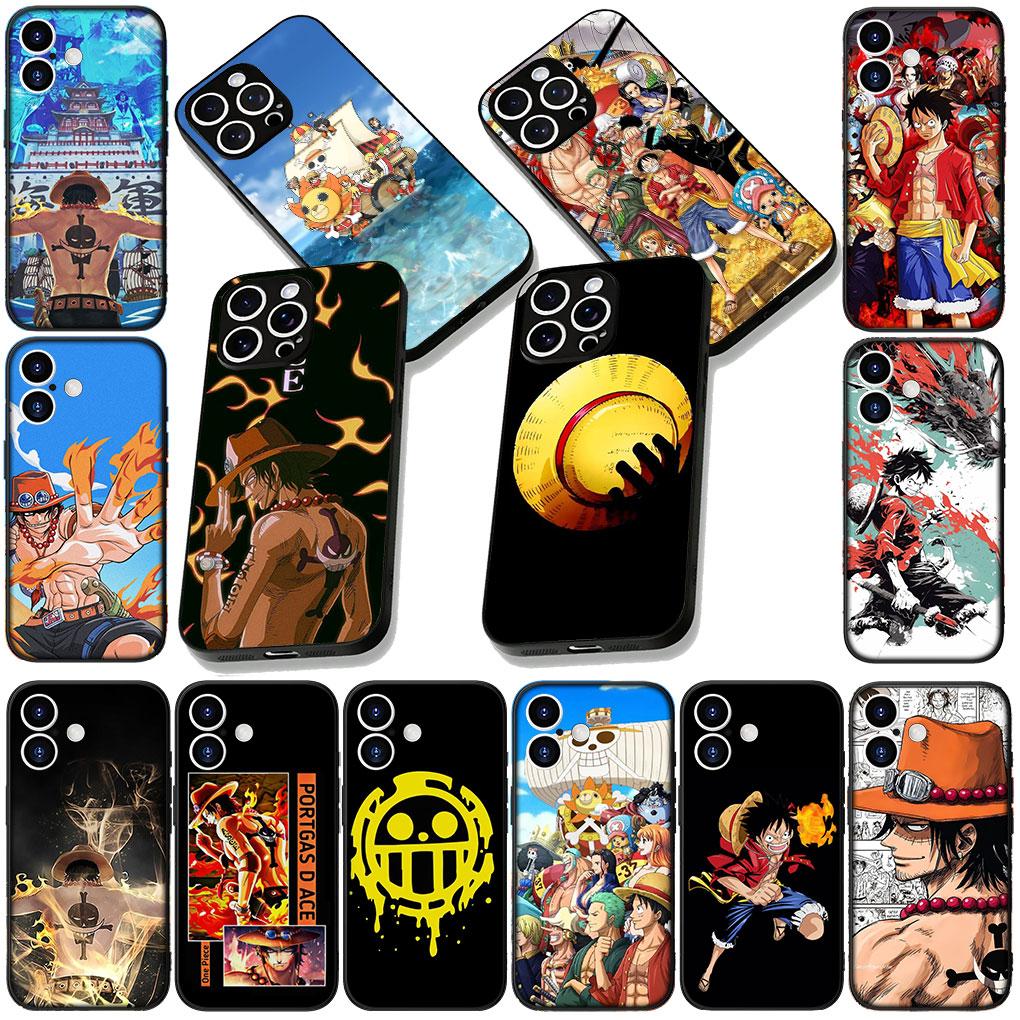 Portgas One Luffy Pieces D Ace Phone Cover for Motorola Moto Edge 50 30 Fusion 40 NEO Ultra Pro E14 G20 E15 G35 G84 G13 G53 Case