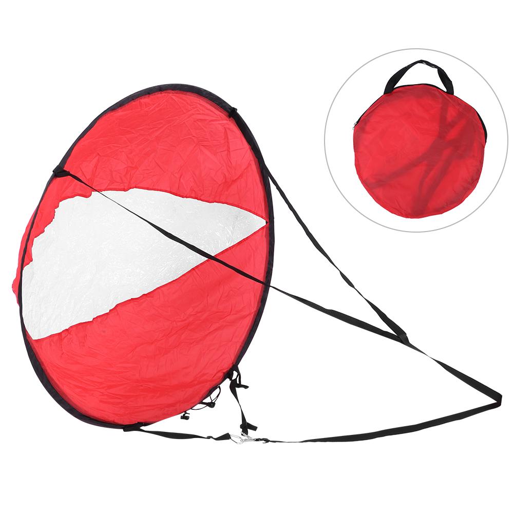 Polyester Taffeta Durable Folding Kayak Wind Sail Transparent Window Canoe Wind Sail Boat Water Sports AccessoryKayak