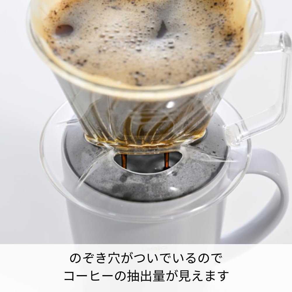Hario Pegasus Dripper 03 transparent pentru 4~7 cesti cafea cu picurare manuala Fabricat in Japonia PED-03-T