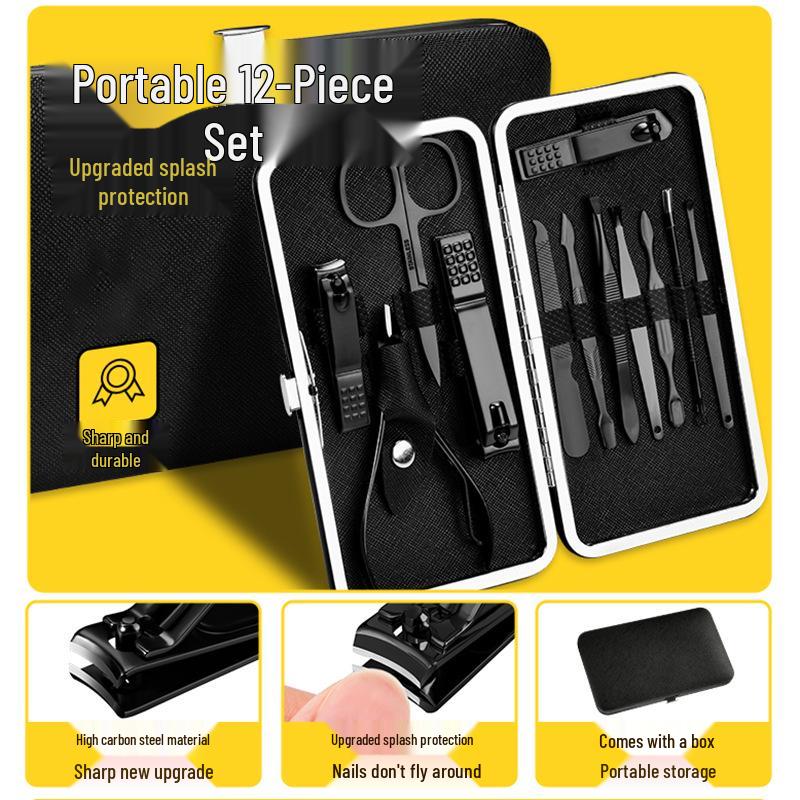 9-Piece Nail & Foot Care Set with Clipper and Ear Pick Tool