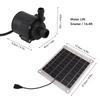 10W Monocrystalline Solar Water Pump Double Sided Power Generation Adjustable Flow with Switch