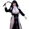 AIEK Scale Figure Super Flexible Seamless Bizarre Body Scene Prop Movable Older Black Hair Set 1/6 + Base, Saint/Nun, Eyes, Big-Breasted Sister,