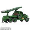 428PCS Soviet BM-13 Rocket Artillery building blocks, military puzzle assembly toys, children's handmade DIY assembly models,