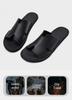 Men's Large Genuine Leather Flip-Flops: Breathable Cowhide Soft Sole Beach Slippers