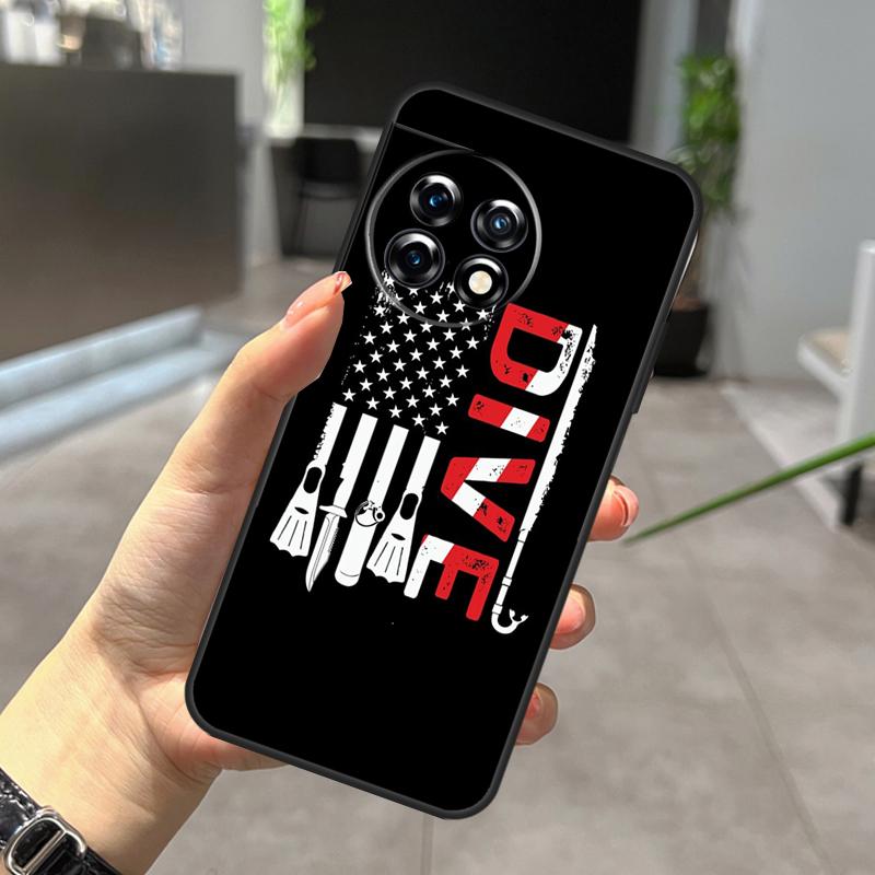 

Diver Down Scuba Case For OnePlus Nord CE 5 2 3 4 Lite N30 N20 OnePlus 15 13 12 11 9 10 Pro 10T 13R 15R Cover OnePlus 13T