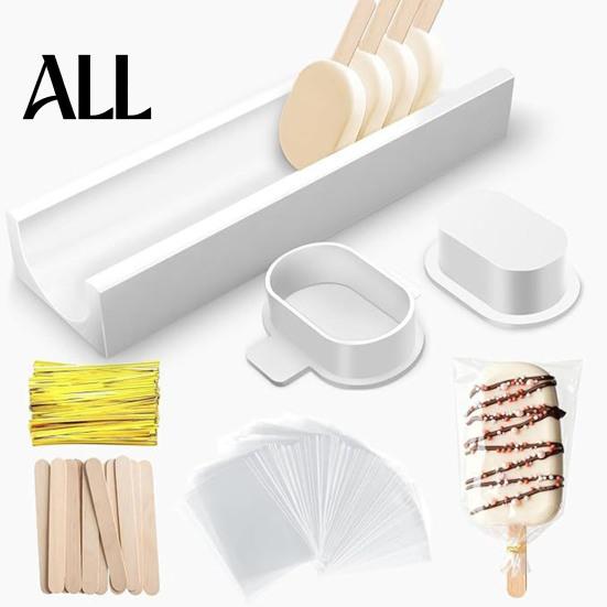 DIY Dessert Making Tools Popsicle Mold Set, Easy Shaping And Decorating Mold, to Clean Baking Accessories Reusable Kitchen Gadgets, for Homemade Cake