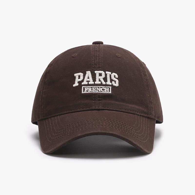 Koreanischer Stil Stickerei Buchstaben Baseballkappe Für Männer Frauen Pferdeschwanz Hüte Baumwolle Outdoor Einfacher Schirm Sommer Lässig Schirmmütze Neu