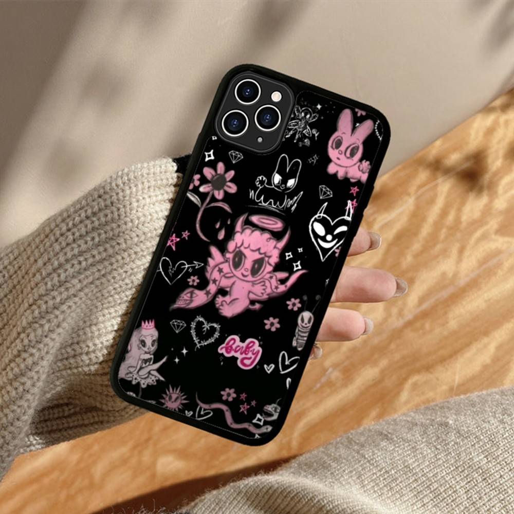 Чехол для телефона Karol G Manana Силиконовый PC+TPU Для Для IPhone 11 12 13 14 15 16 Plus Pro Max Чехол