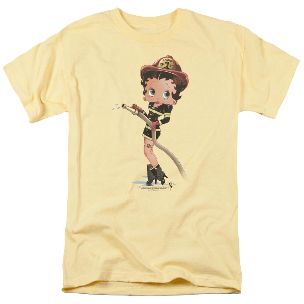 Betty Boop  Firefighter  T-Shirt 2XL