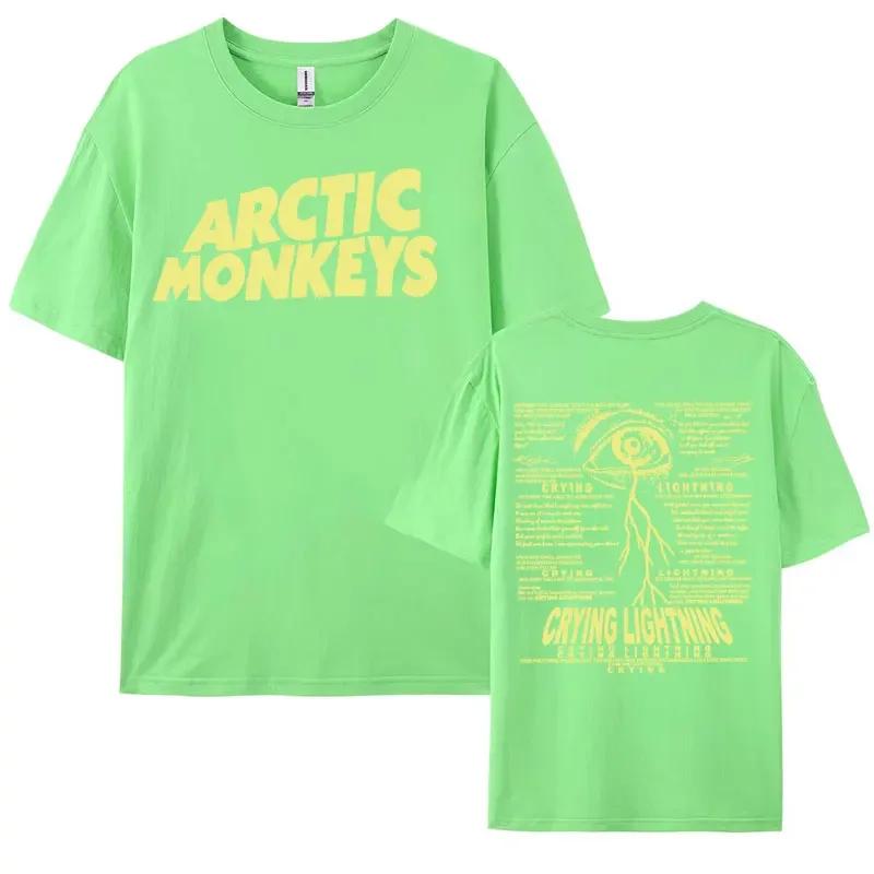 Rock Arctic Monkeys Crying Lightning T-Shirts Männer Frauen Kleidung Mode Hip Hop T-Shirt Männlich Casual Baumwolle Kurzarm T-Shirt
