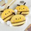 Mignon Porte-Monnaie Peluche Abeille Enfants Poupée Animal Dessin Animé Abeille Argent Sac Pendentif Mode Sac de Rangement Petit Sac Bureau Rangement