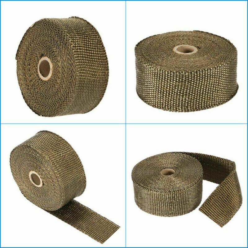 10M Motorcycle Exhaust Systems Accessories Titanium Heat Exhaust Ulating Downpipe Manifold RAP WRAP 10 Ties 30CM
