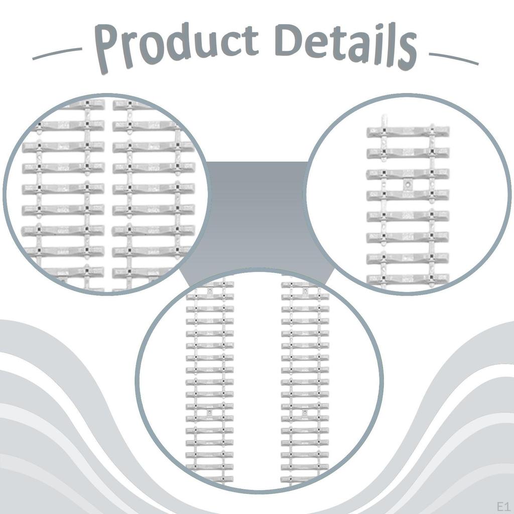 Model Tren Rayı Traversleri Rayları 2 Adet Meraklılar İçin Kendin Yap Senaryo Modelleme Projeleri