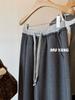 Women's Plus Size Fleece-Lined Wide-Leg Sweatpants - Autumn/Winter Versatile Casual Style