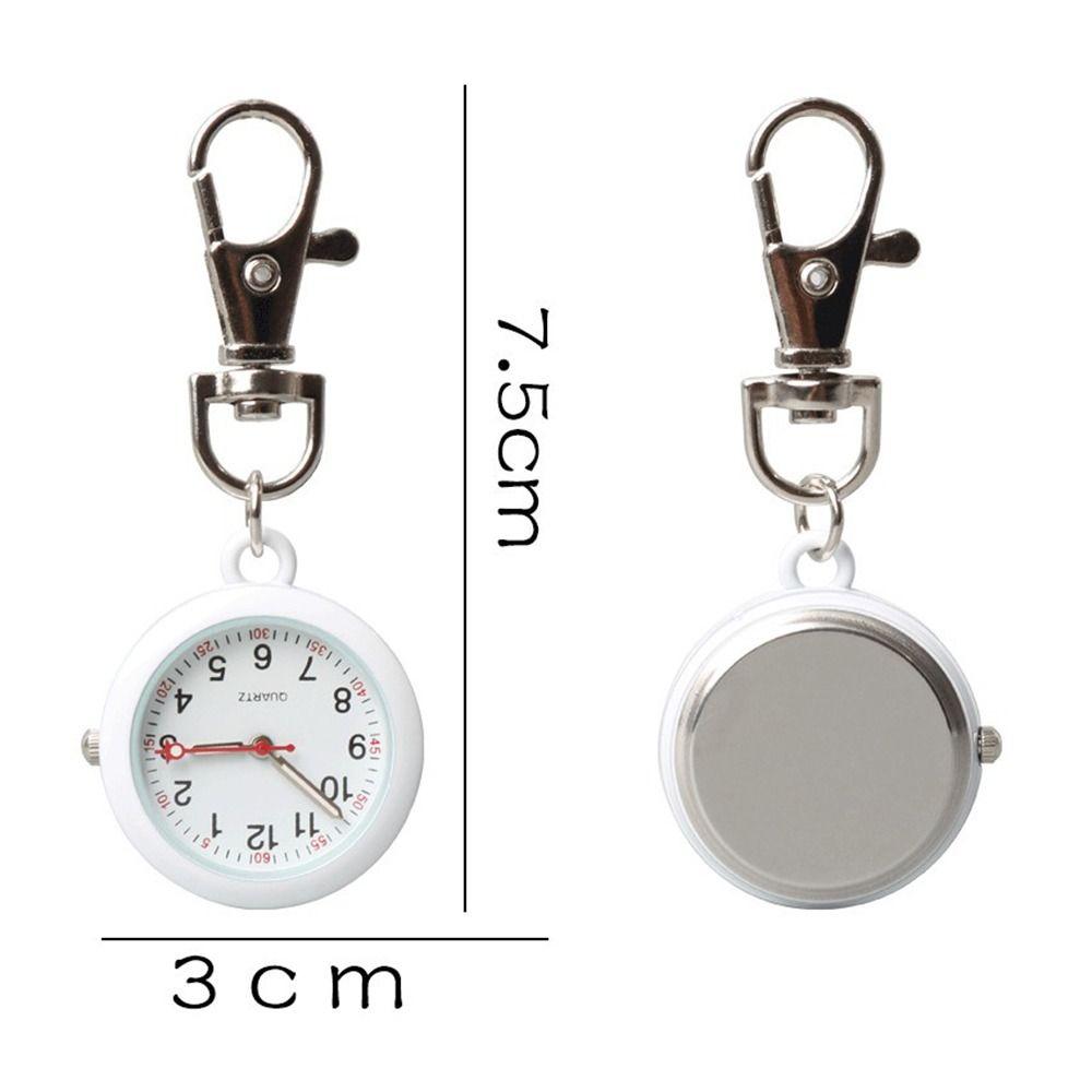 Luminous LED Electronic Hanging Watch Waterproof Keychain Watch Portable Pocket Watch  School