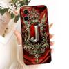 For OPPO A36 A76 A96 CPH2333 CPH2375 Feather Crown Initial Letter Phone Case For Oppo A36 A76 A96 4G Soft Silicone Cover Bumpers