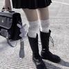 Women’s Over-the-Knee Black & White Lace Lolita Socks