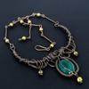 Emerald Necklace, 999 Copper Wire Wrapped Necklace Gemstone Jewelry, Handmade Necklace Amazing Jewelry, Gift For Her