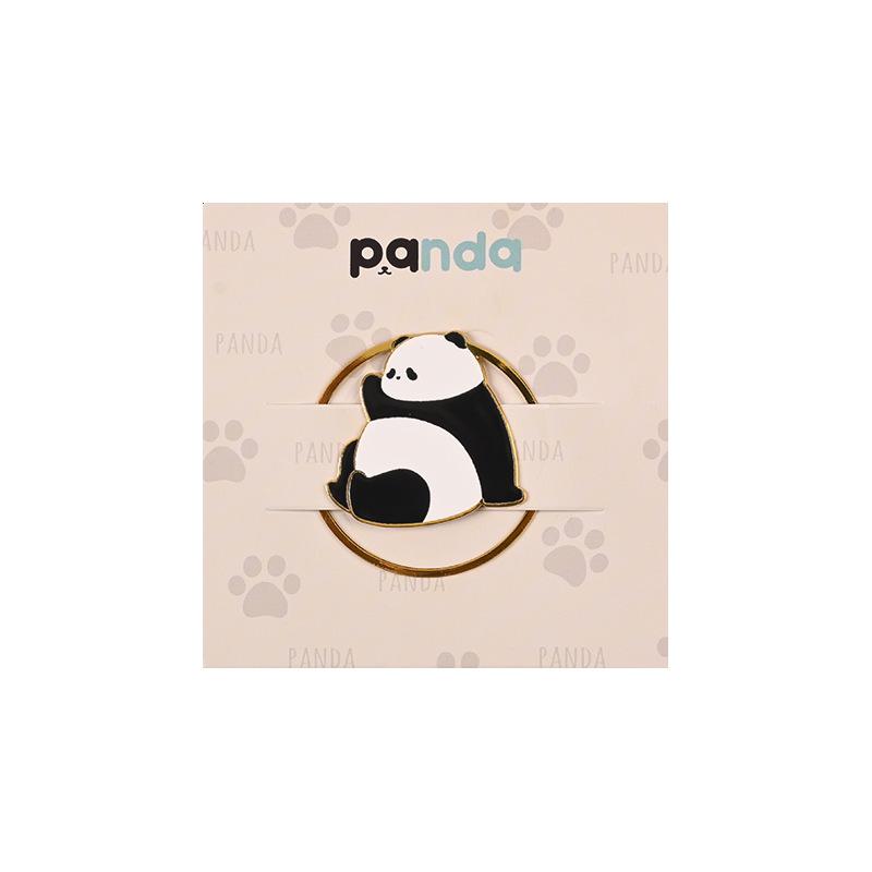 Exquisite Panda Metal Bookmark: Chinese Style Student Page Holder - Practical, Creative, and Cultural Gift