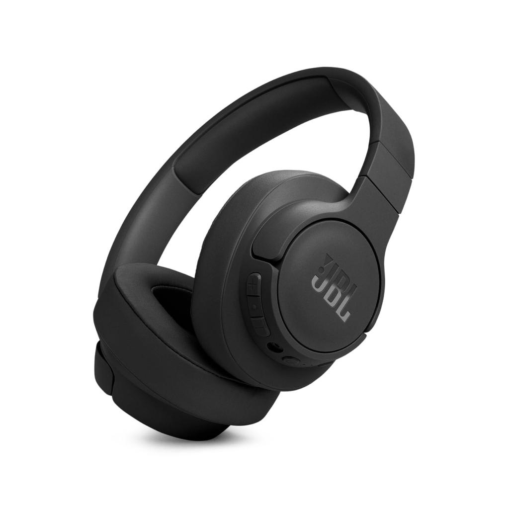 JBL TUNE 770NC Kabelloser Over-Ear-Hybrid-Kopfhörer mit Geräuschunterdrückung, App-kompatibel, Multi-Point-40-mm-Treiber (Schwarz)
