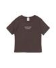ROIDESROIS Origin Paris Crop Short Sleeve T-Shirt (Brown)