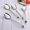 Stainless Steel Long-Handled Colander Spoon - Western Tableware for Hotels and Large Food Portions