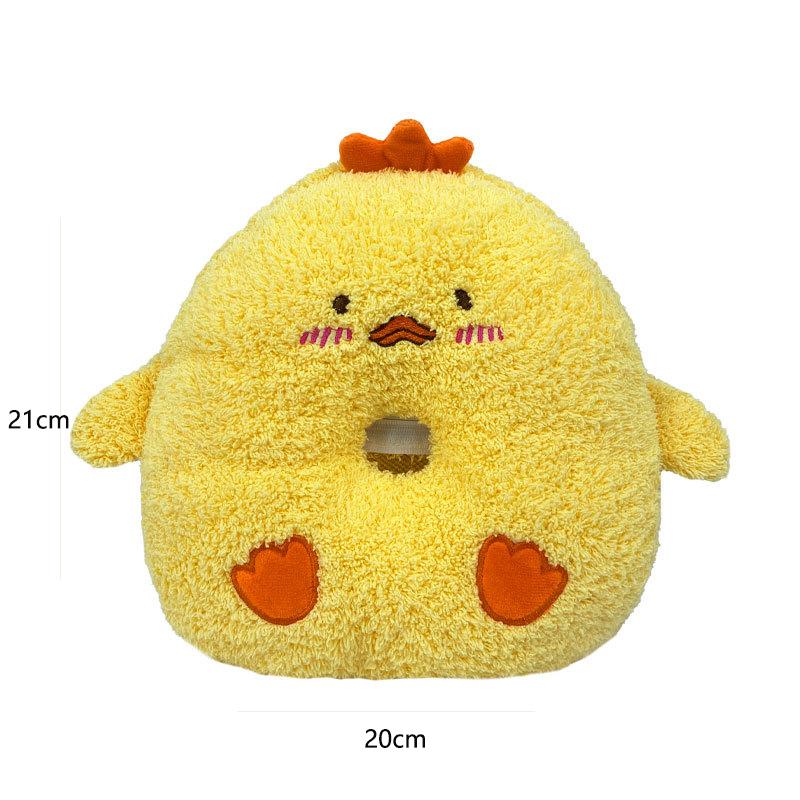 Cute Cartoon Tissue Box Holder Creative Plush Tissue Boxes Bracket Auto Armrest Box Car Seat Back Car Decor Car Tissue Holder