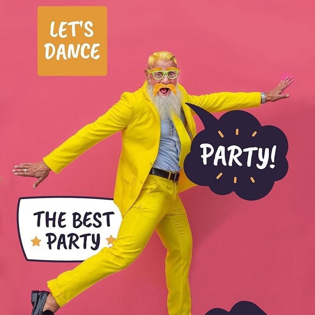 Party Fake Beard Props, Costume Party, Funny Imitation Of Real And Fake Beards