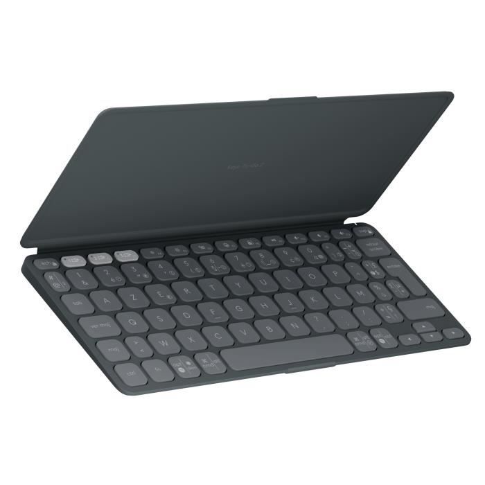 Tastatur-Etui - logitech - keys to go 2- azerty - universell - Graphit