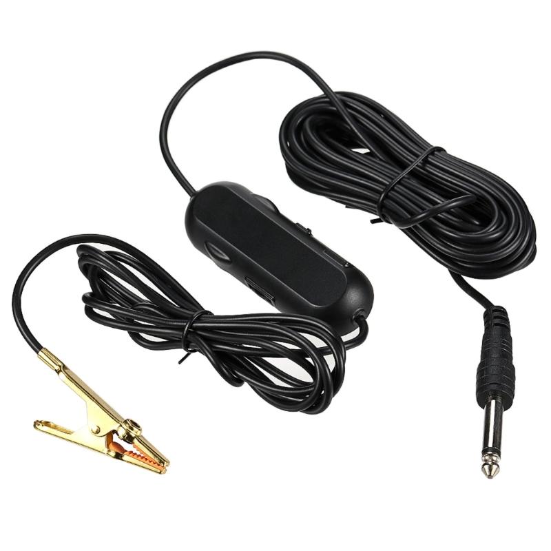 Clip on Pickup for Various String Instruments Including Guitar and Violin 6.3mm Stereophonic Link Cable Compact Design